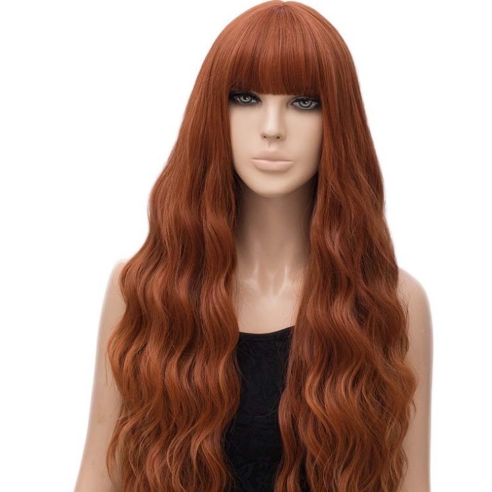 🦄 Siya ORANGE RUST COLOR FESTIVAL Wig💙*NWT* - Picture 2 of 5